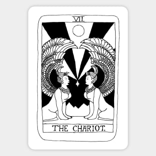 The Neverending Story Sphynx Chariot Tarot Card Magnet